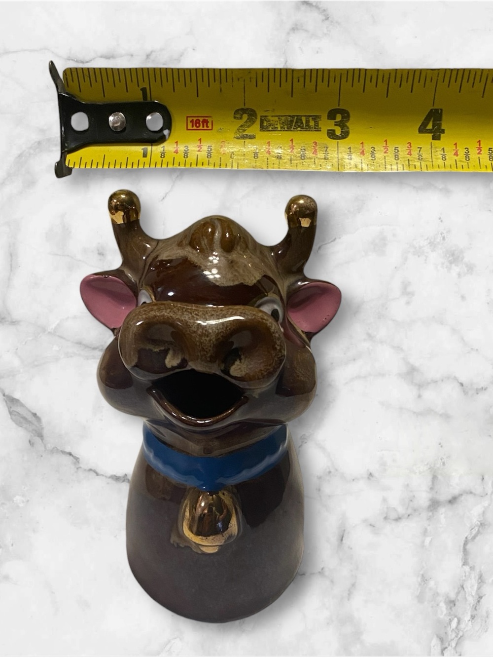 Ceramic Brown Cow Creamer - Picture 4 of 7